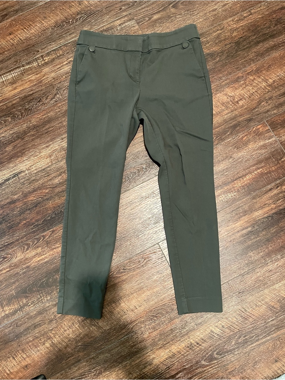 LOFT Petites Marisa Pants in Forest Green